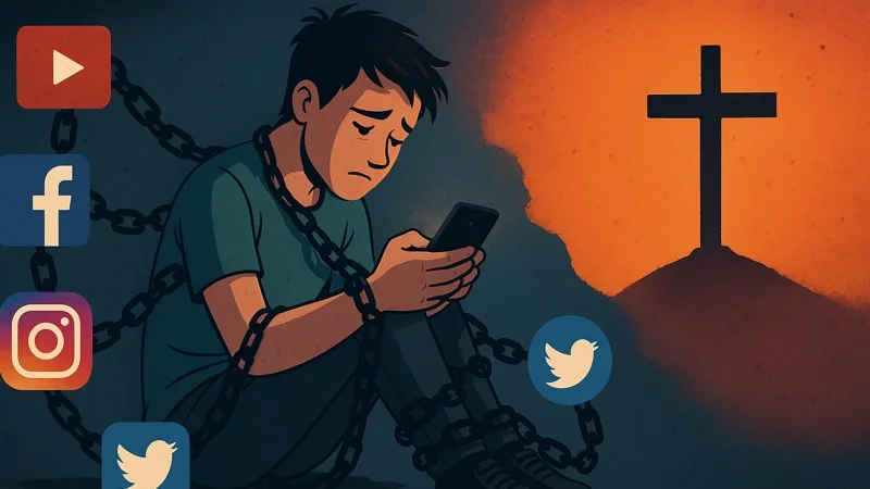 Joven reflexiona sobre la libertad en el cristianismo y cómo las reflexiones cristianas cortas para predicar inspiran a desafiar el sistema sin miedo.
